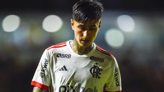 Pulgar, volante do Flamengo (foto: Marcelo Cortes/CRF)