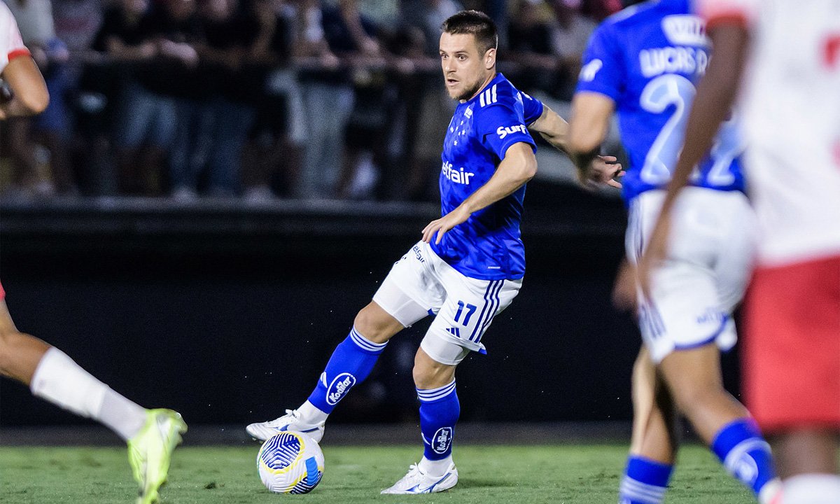 Ramiro fez o gol do Cruzeiro no empate por 1 a 1 com o Bragantino (foto: Gustavo Aleixo/Cruzeiro)