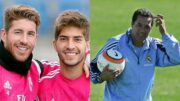 Sergio Ramos, Lucas Silva e Vanderlei Luxemburgo (foto: Reprodução/Real Madrid e Philippe Desmazes/AFP)