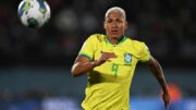 Richarlison vestiu a camisa 9 da Seleção Brasileira em 2022 e 2023 (foto: EITAN ABRAMOVICH/AFP)