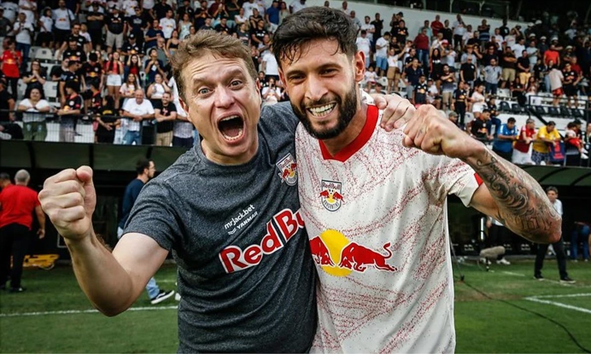 Com Fernando Seabra, Bragantino escapou da queda (foto: Ari Ferreira/Red Bull Bragantino)