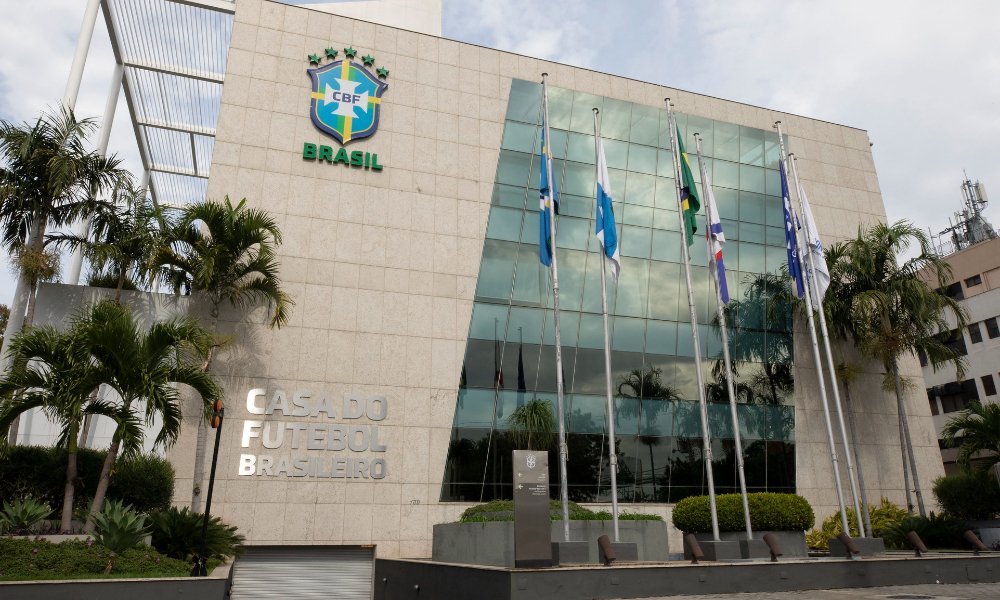Fachada da sede da CBF no Rio de Janeiro (foto: Lucas Figueiredo/CBF)