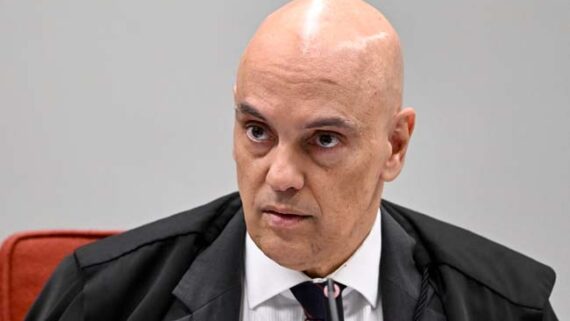 Alexandre de Moraes, ministro do STF, é torcedor do Corinthians (foto: EVARISTO SA / AFP)