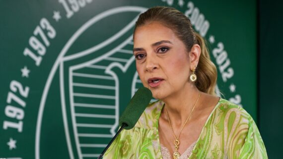 Presidente Leila Pereira, do Palmeiras (foto: Fabio Menotti/Palmeiras)