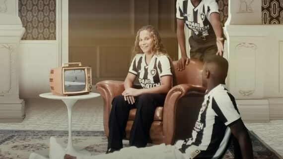 Campanha do uniforme do Botafogo de 2024 (foto: Reprodução)