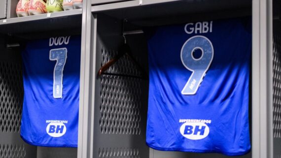 Dudu e Gabigol (foto: Gustavo Aleixo/Cruzeiro)