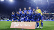 Time do Cruzeiro no primeiro tempo do duelo com o São Paulo (foto: Gustavo Aleixo)