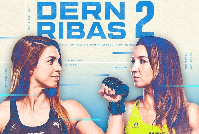 Mackenzie Dern vs. Amanda Ribas (foto: Divulgação/UFC)