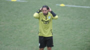 Benítez em treino do América (foto: Alexandre Guzanshe/EM/D.A. Press)