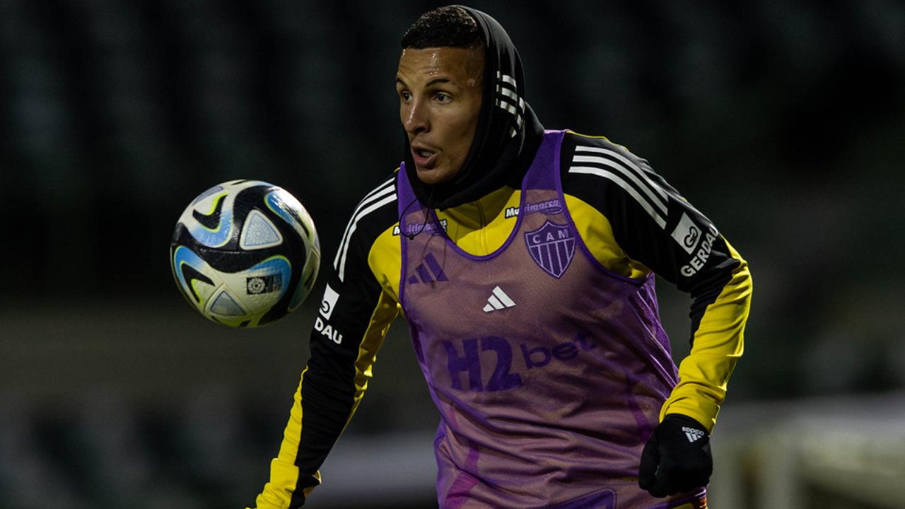 Guilherme Arana, lateral do Atlético (foto: Pedro Souza / Atlético)