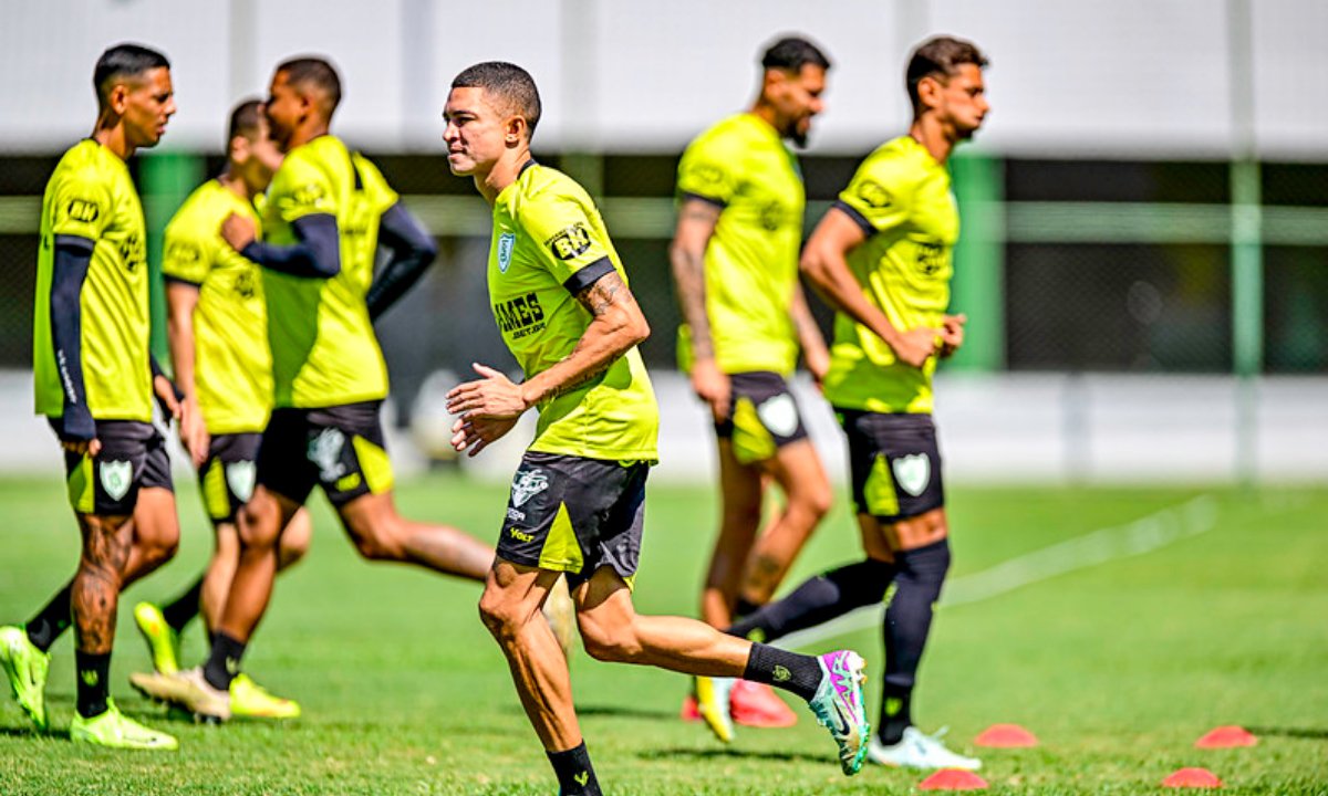 Treino do América (foto: Mourão Panda/América)