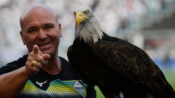 Águia da Lazio (foto: AFP)