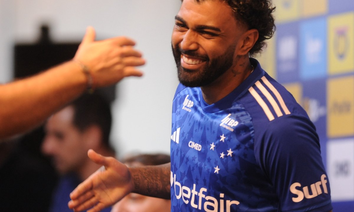 Gabigol em entrevista (foto: Alexandre Guzanshe/ EM DA Press)