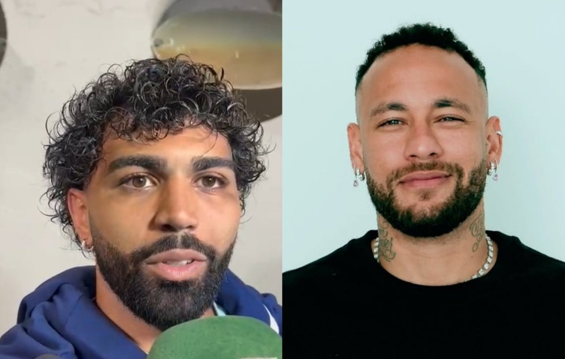 Neymar e Gabigol (foto: Sofia Cunha/No Ataque e reprodução/Instagram)