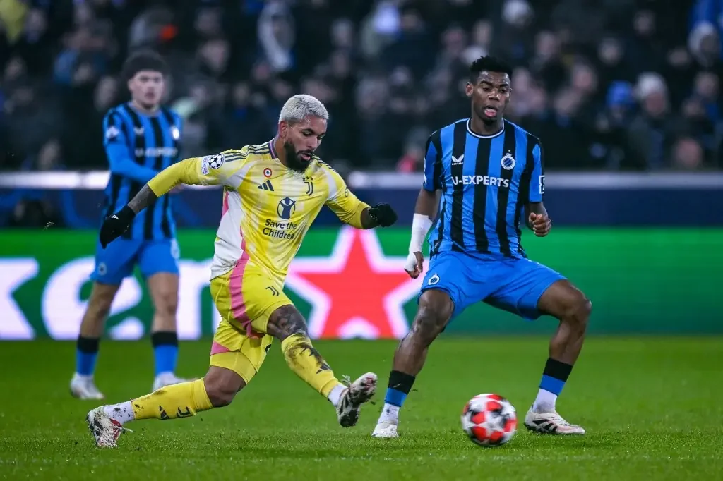 Brugge e Juventus empataram pela Liga dos Campeões (foto: NICOLAS TUCAT / AFP)