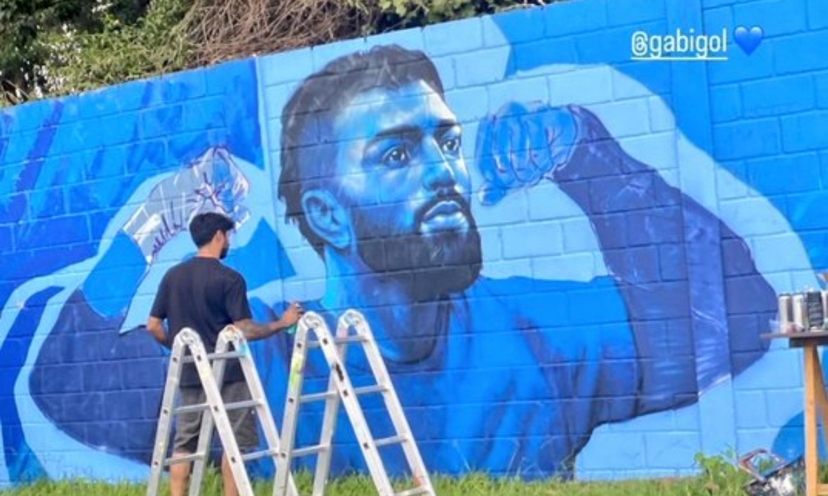 Grafite de Gabigol na Toca 1