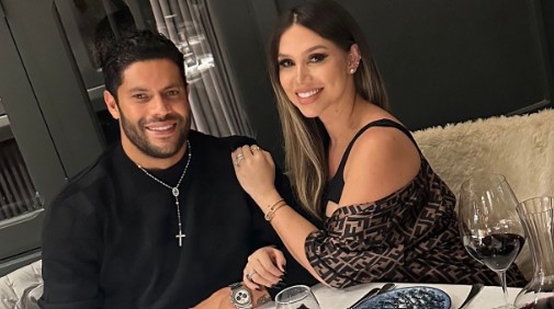 Hulk, jogador do Atlético, e a esposa Camila Sousa (foto: Reprodução/Instagram/Hulk)