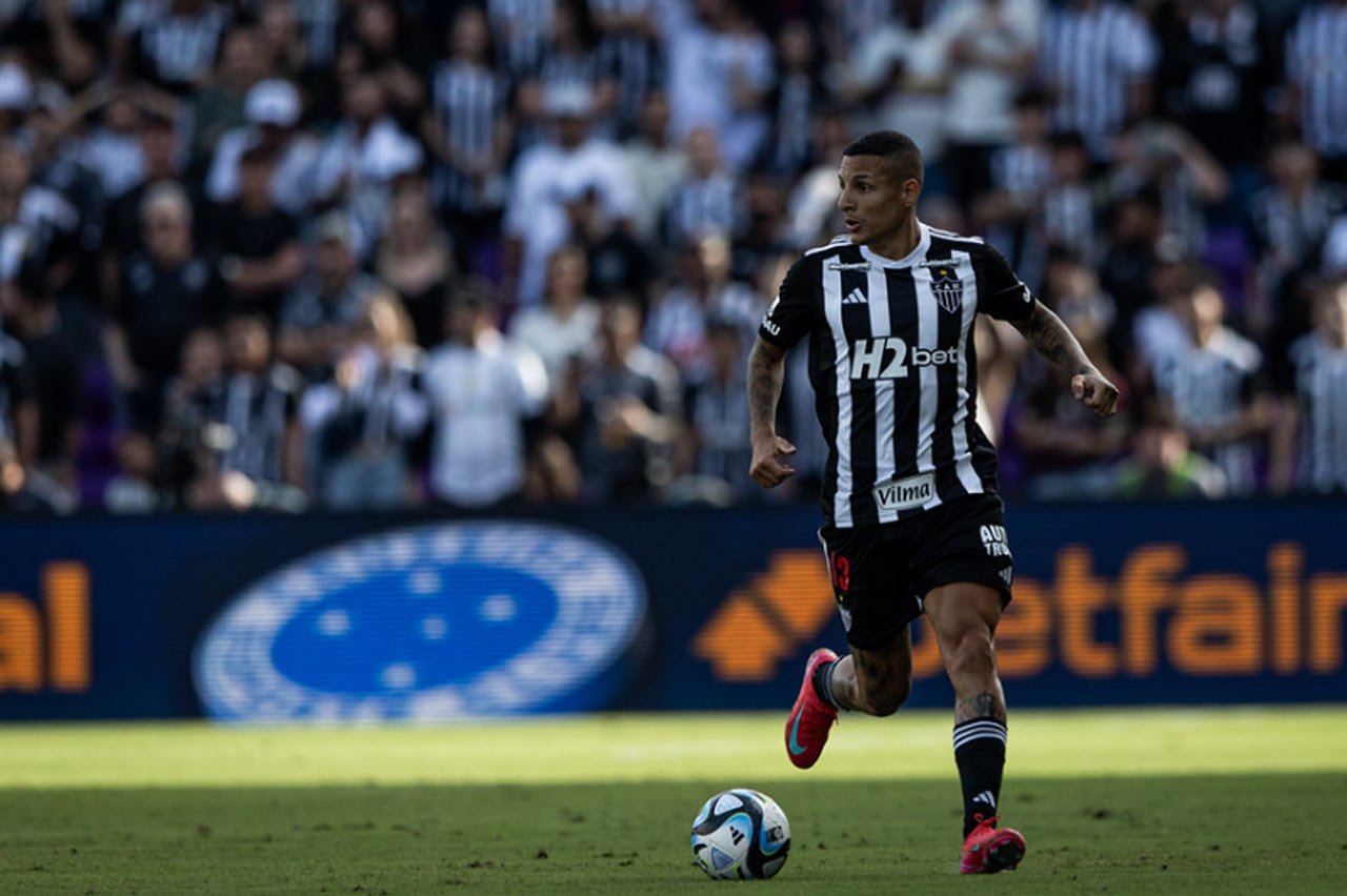 Guilherme Arana, lateral do Atlético (foto: Foto: Pedro Souza / Atlético)