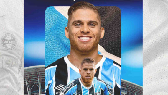 Cuellar é o segundo reforço do Grêmio para 2025 (foto: Divulgação/Grêmio)