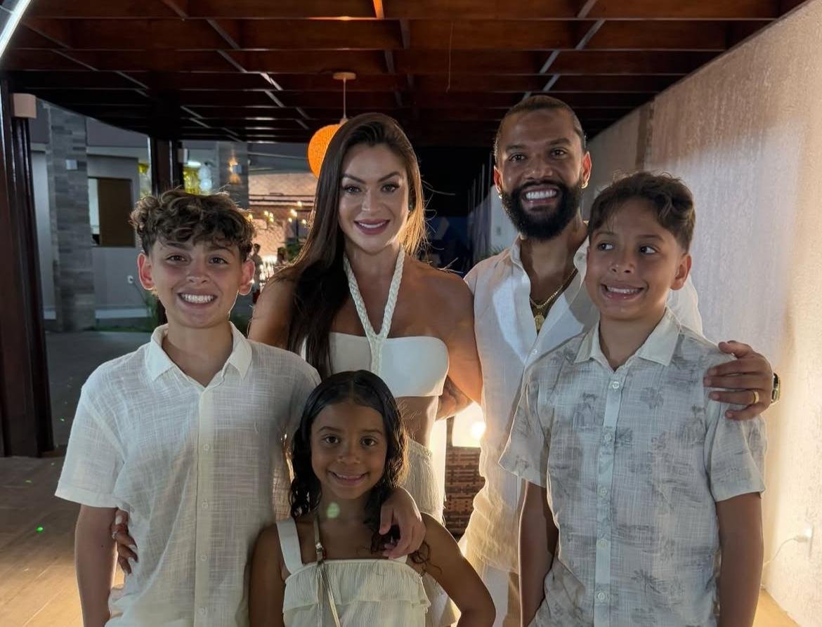 Otávio com a família