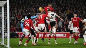 Diogo Jota marcou o gol de empate do Liverpool no duelo com o Nottingham Forest  - Crédito: 