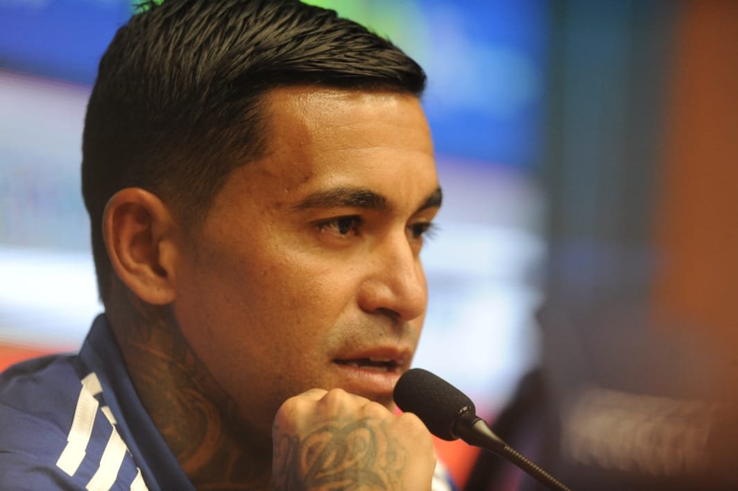 Dudu na apresentação no Cruzeiro (foto: Alexandre Guzanshe/EM/D.A Press)