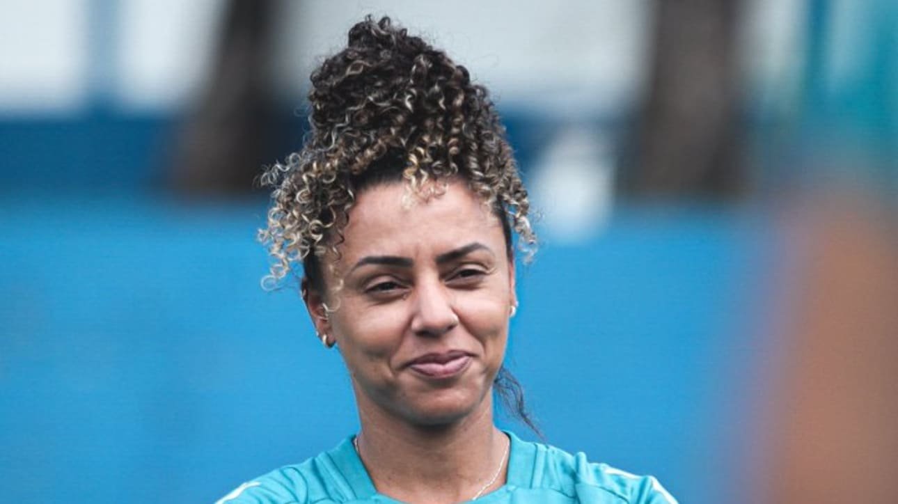 Rilany Silva, nova auxiliar do técnico Jonas Urias no Cruzeiro (foto: Gustavo Martins/Cruzeiro)