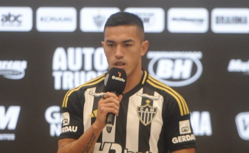 Cuello, novo atacante do Atlético (foto: Alexandre Guzanshe/EM/D.A Press)