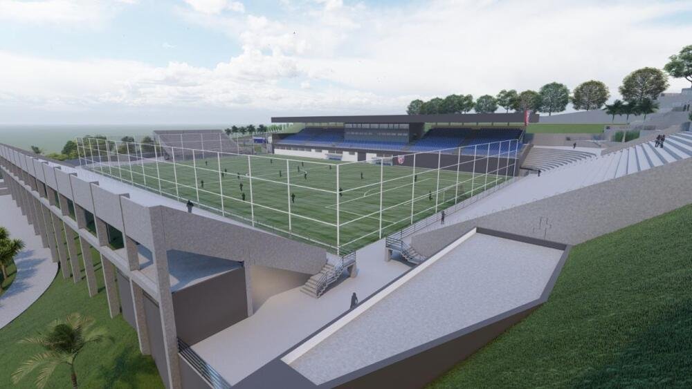 Projeto do Estádio do Betim Futebol - (foto: Divulgação/Betim Futebol)