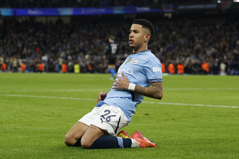 Savinho pelo City (foto: Jason Cairnduff/Reuters)