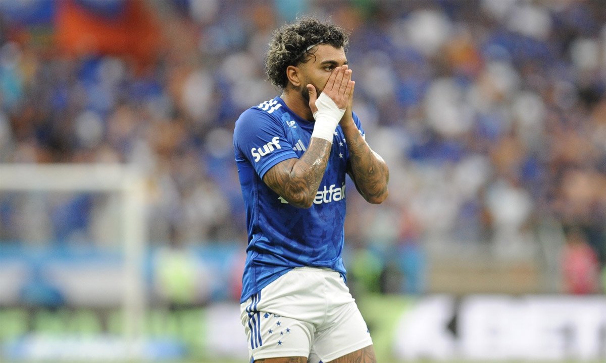Gabigol, atacante do Cruzeiro (foto: Alexandre Guzanshe/EM D.A Press)