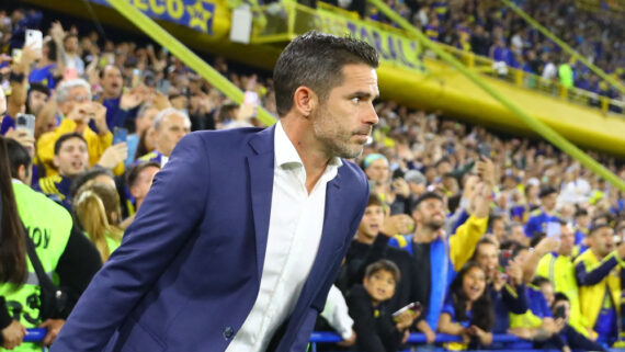 Fernando Gago, técnico do Boca Juniors (foto: ALEJANDRO PAGNI / AFP)