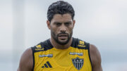 Hulk durante treino na Cidade do Galo (foto: Pedro Souza/Atlético)