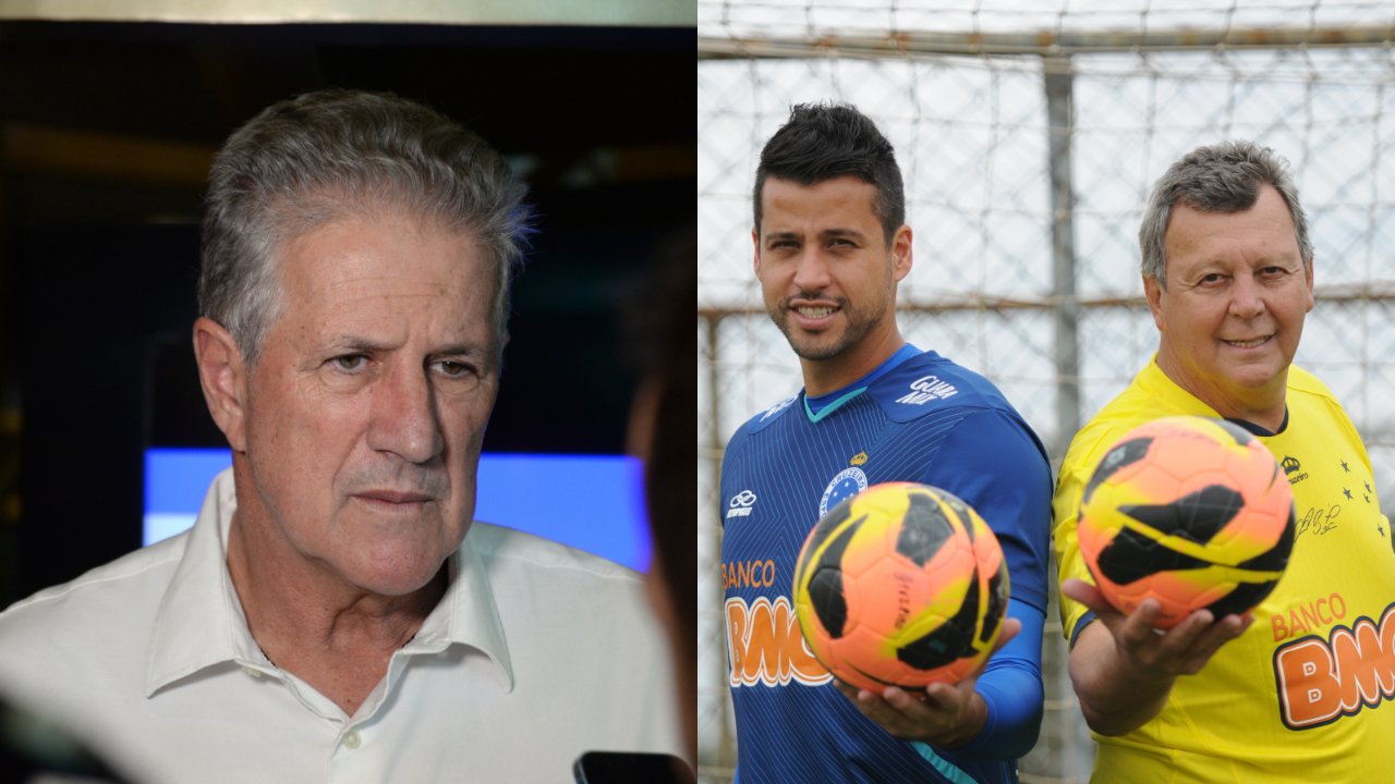 Ex-goleiros de Atlético e Cruzeiro (foto: Tulio Santos e Gladyston Rodrigues/EM/DA Press)