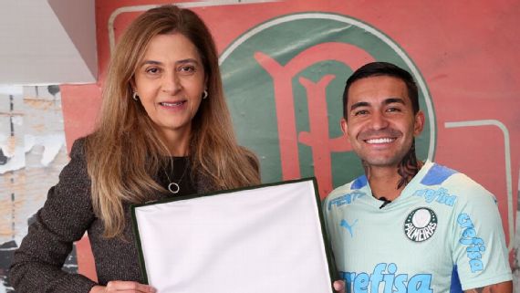 Leila e Dudu (foto: Fabio Menotti/S.E. Palmeiras)