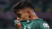 Gabriel Menino, meio-campista do Atlético, em ação pelo Palmeiras em 2022 (foto: Cesar Greco/Palmeiras)