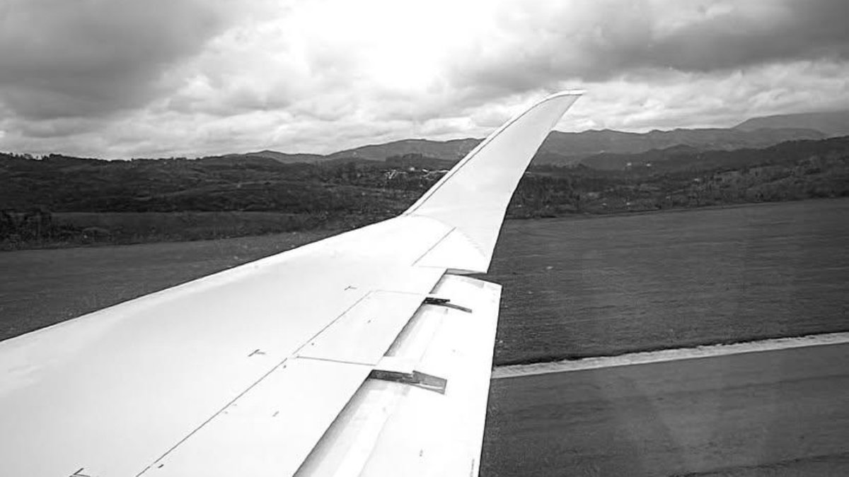 Neymar publicou foto do seu avião particular pousando no Brasil (foto: Reprodução/Instagram)
