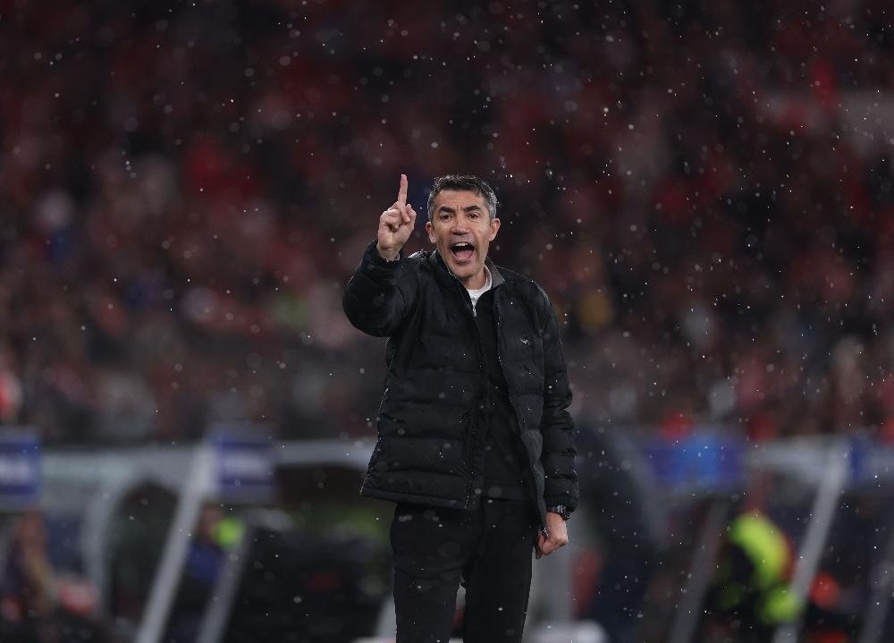 Bruno Lage, técnico do Benfica (foto: FILIPE AMORIM / AFP)