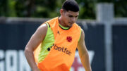 Zé Gabriel, de volta ao Vasco, participou de jogo-treino com o Volta Redonda (foto: Dikran Sahagian/Vasco)