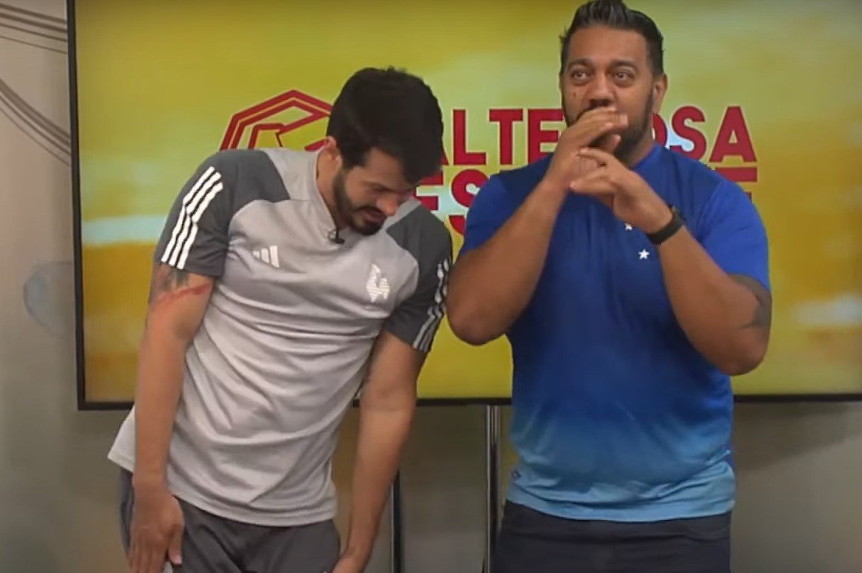 Fael e Hugão (foto: Reprodução/Alterosa Esporte/YouTube)