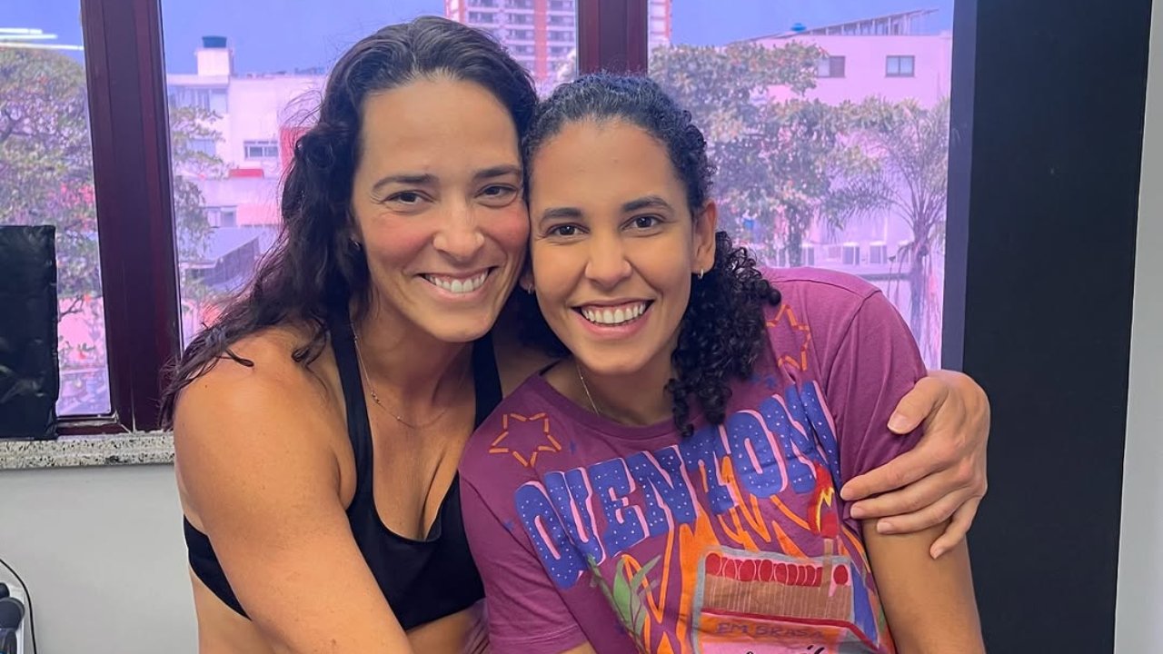 Ágatha Bednarczuk foi parceira de Duda Lisboa nos Jogos Olímpicos de Tóquio 2021 (foto: Reprodução Instagram)