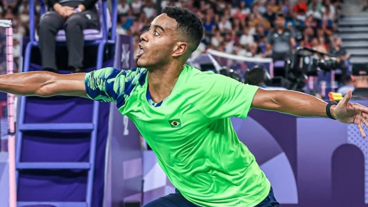 Ygor Coelho, número 1 do Brasil no badminton (foto: Wander Imagem / Reprodução Instagram Ygor Coelho)