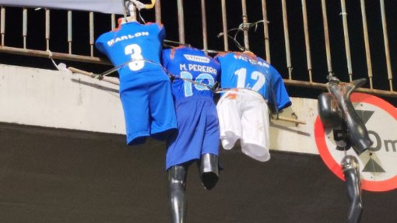 Ataques a Marlon, Matheus Pereira e William, jogadores do Cruzeiro, em Belo Horizonte (foto: Reprodução redes sociais)