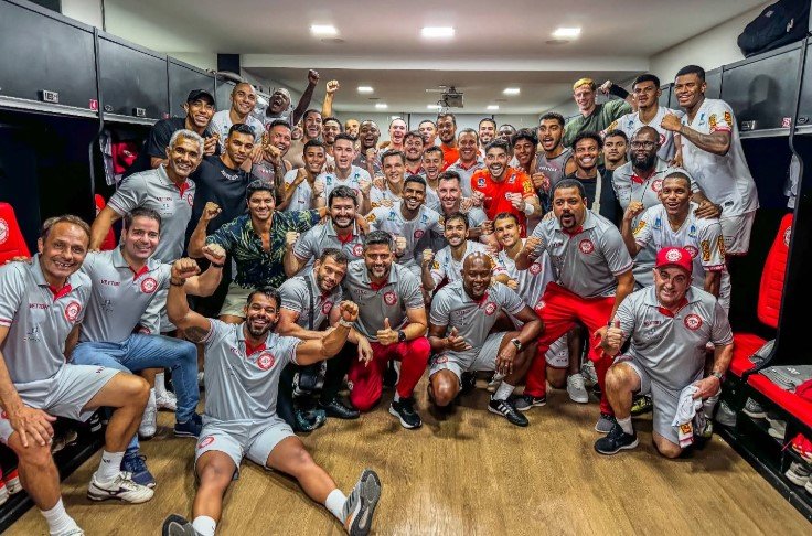 Jogadores do Tombense (foto: Victor Souza/Tombense)