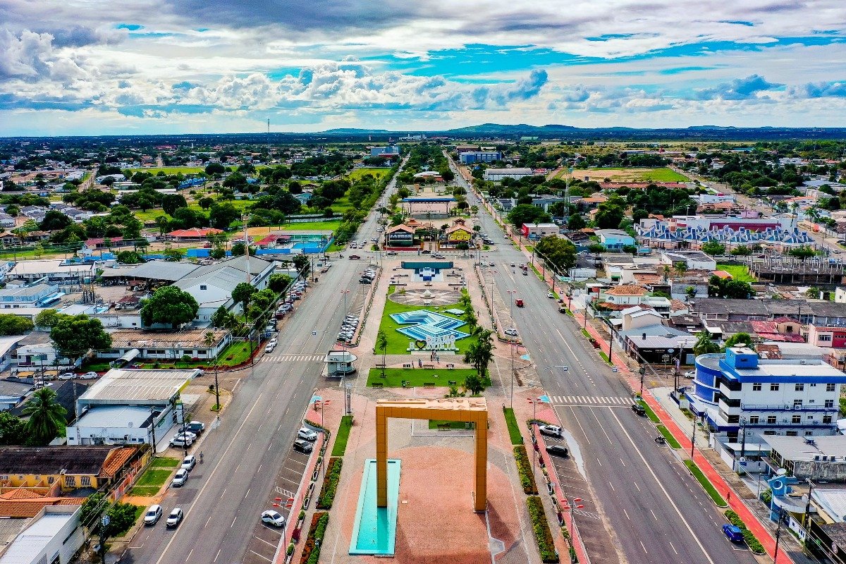 Imagem área de Boa Vista, cidade onde o Grêmio jogará pela Copa do Brasil (foto: Richard Messias / Prefeitura de Boa Vista)