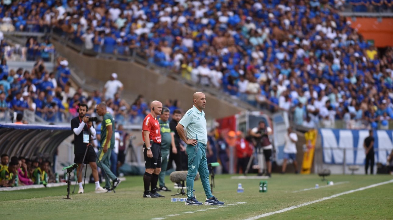 Leonardo Jardim, técnico do Cruzeiro (foto: Ramon Lisboa/EM/D.A Press)