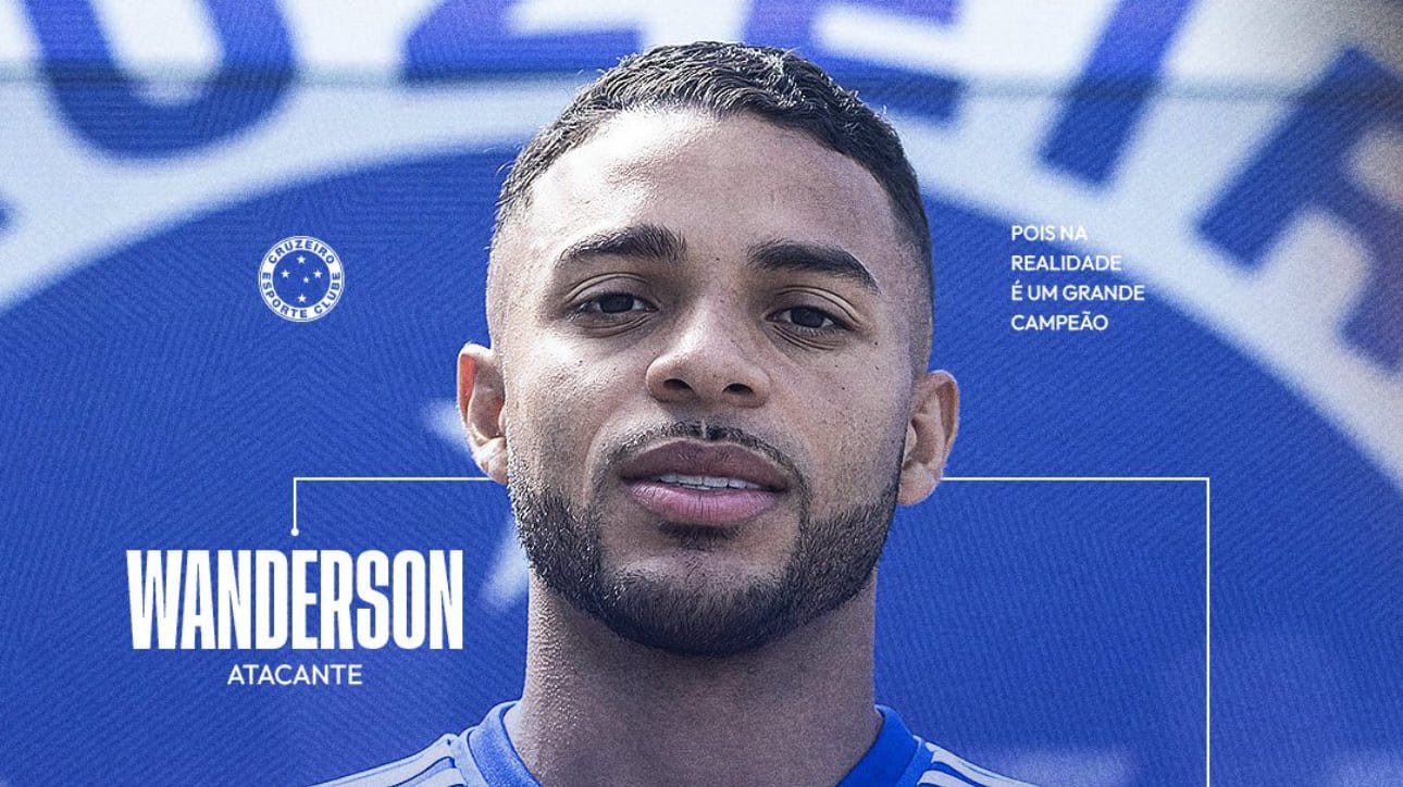 Wanderson, atacante do Cruzeiro (foto: Reprodução/Cruzeiro)