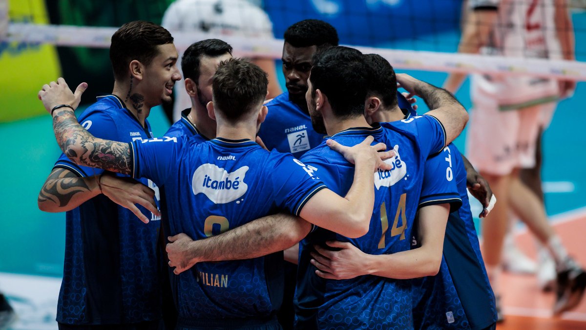 Minas enfrenta o Guarulhos na Superliga Masculina de Vôlei (foto: Hedgard Moraes/MTC)