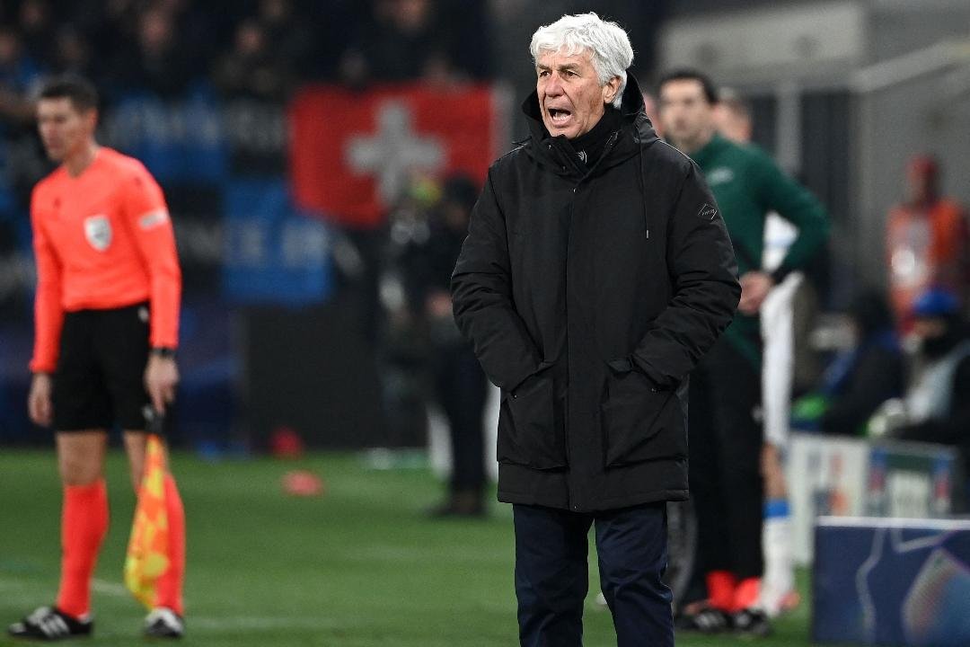 Gian Piero Gasperini, técnico da Atalanta (foto: Isabella BONOTTO / AFP)