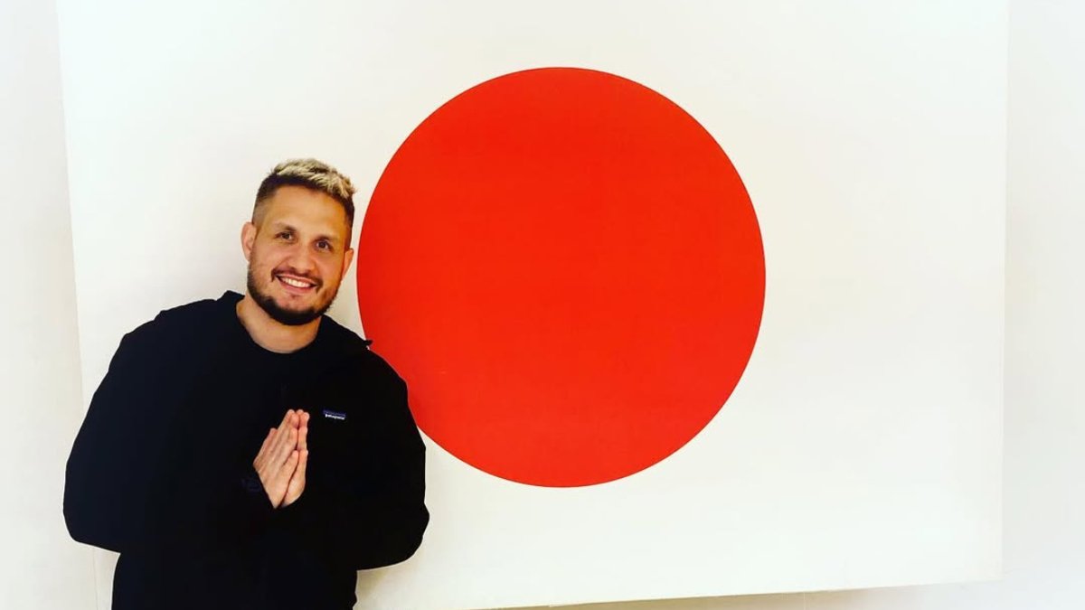 Fisioterapeuta da CBV, Rogério Guedes monitora atletas da Seleção Brasileira no Japão (foto: Reprodução/Instagram)